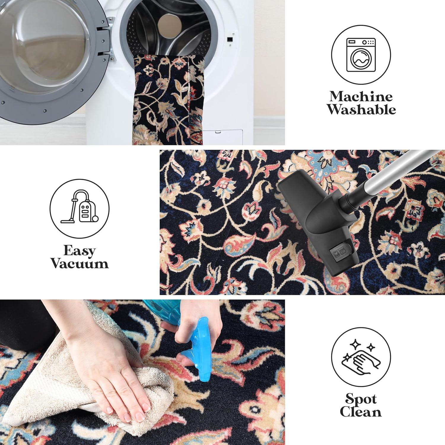 Superior Washable Indoor Runner Rug, 2'7"x6' - Gallery 8