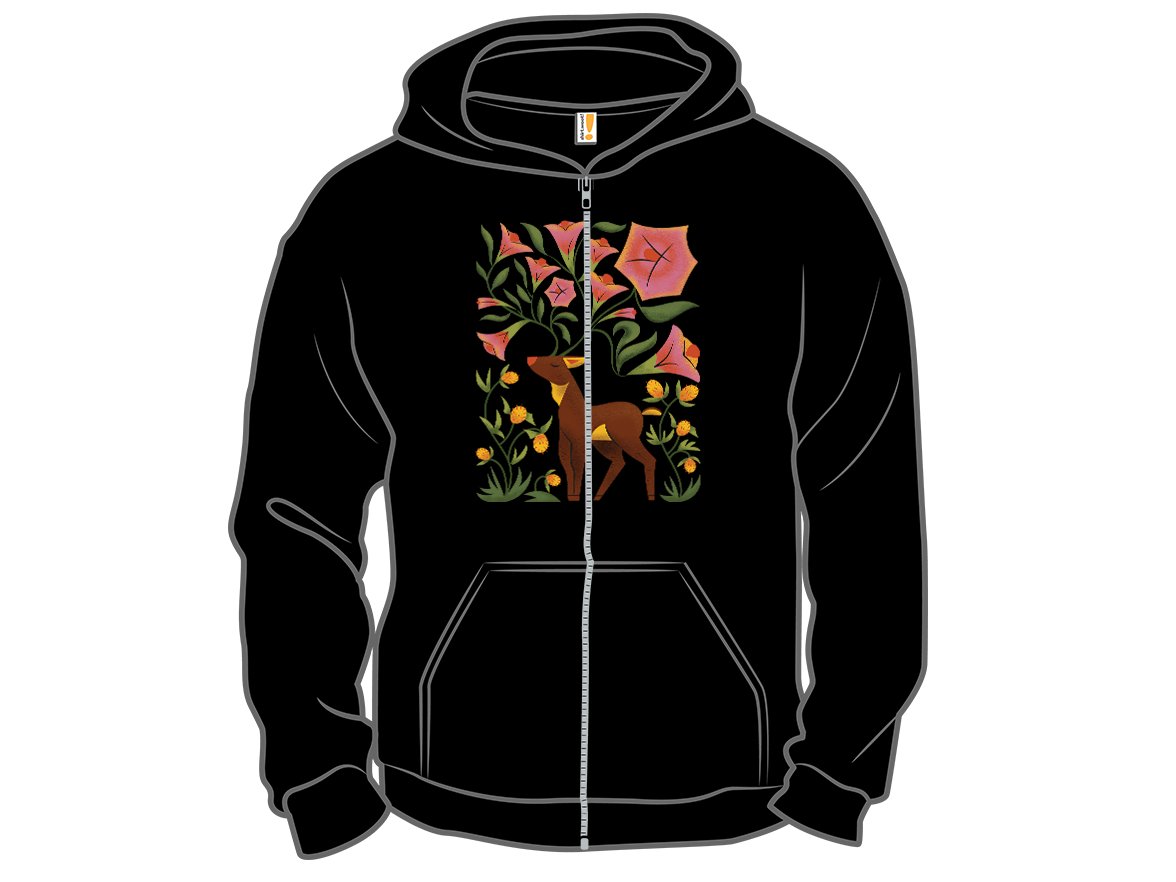 Deer and Flowers - Gallery 14