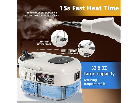 MOVATEK Handheld Steam Cleaner