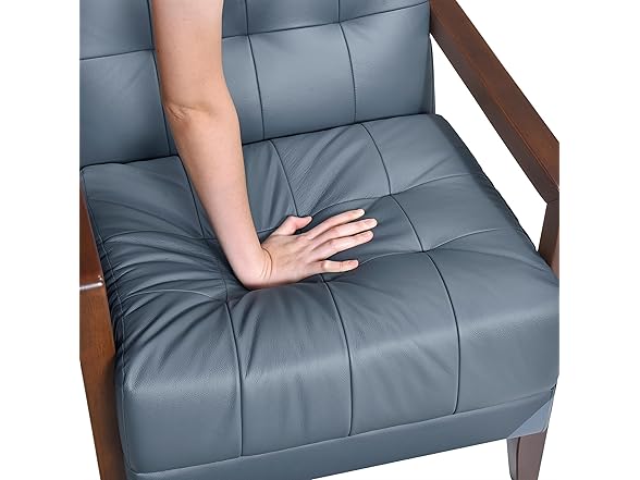 Lexicon Crafton Leather Chair Blue