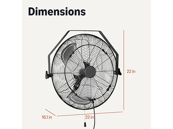 Amazon Basics 18" Outdoor Misting Fan