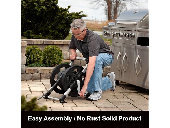 Liberty Garden Mount Hose Reel