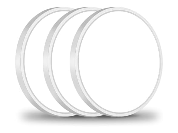 Brightever 3Pk 7" LED Flush Mount Ceiling Light