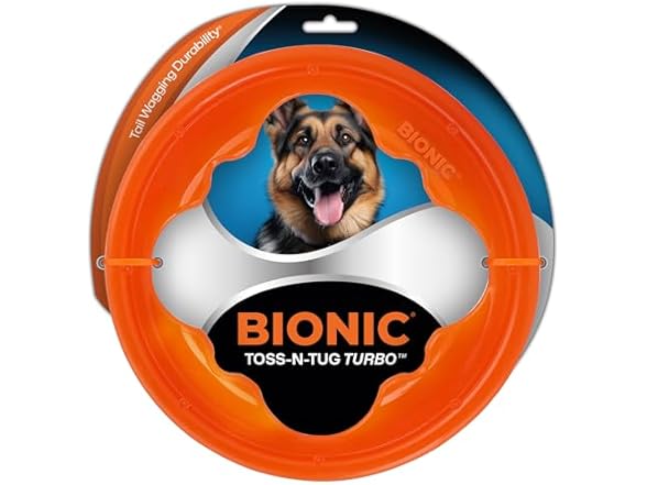 BIONIC Toss-N-Tug Turbo Dog Toy