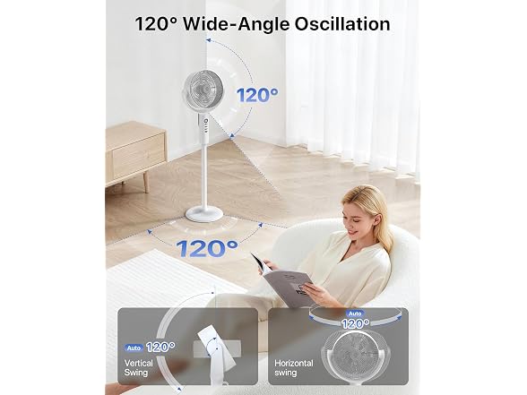 Aaoyun PFDX Rechargeable Pedestal Fan with Remote Light