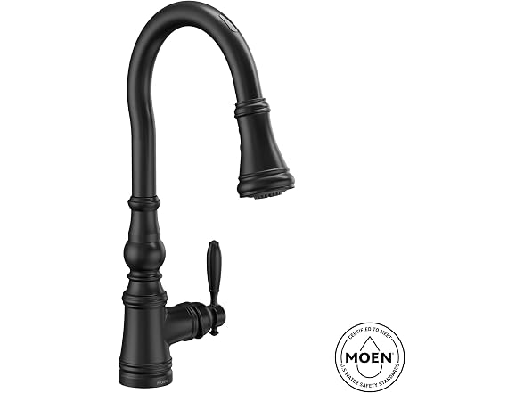 Moen Weymouth Chrome Smart Faucet Touchless Pull-Down