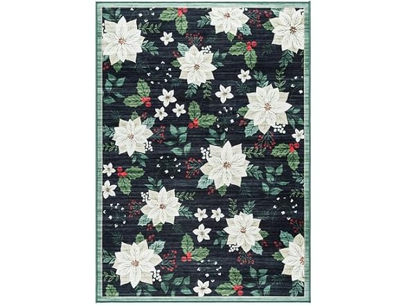 Gertmenian Holiday Rug 3x5 Poinsettia
