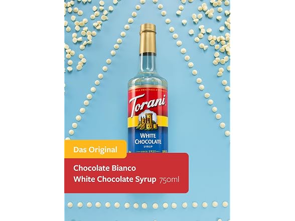 Torani White Chocolate Syrup 750ml