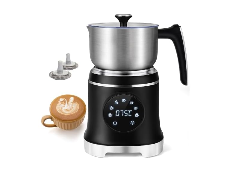 JLFJMGC 7-in-1 Milk Frother & Steamer