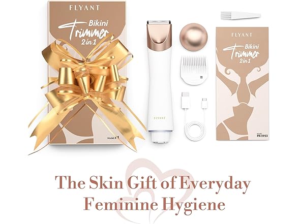 Flyant Electric Bikini Trimmer for Women