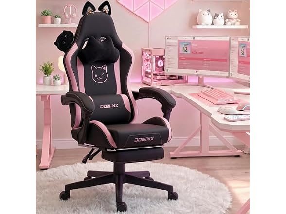 Dowinx Gaming Chair with Cat Ears