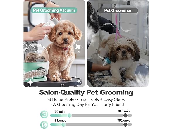 6-in-1 Dog Grooming Vacuum Kit