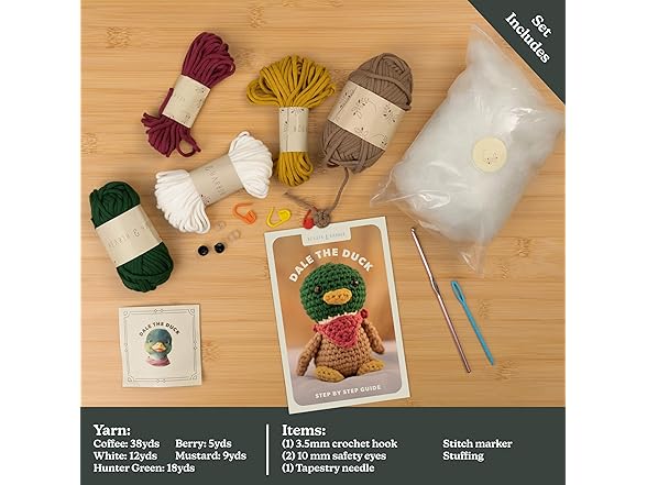 Amigurumi Crochet Kit for Beginners Adul