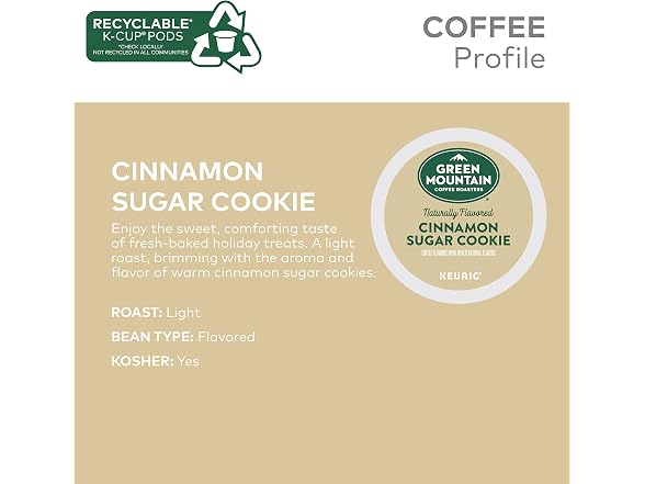 24ct Green Mountain Coffee Roasters Cinnamon Sugar