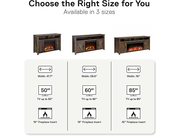 Ameriwood Home Farmington Electric Fireplace
