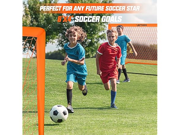 UZTUGG Soccer Goals 2 Goals 6' x 4'