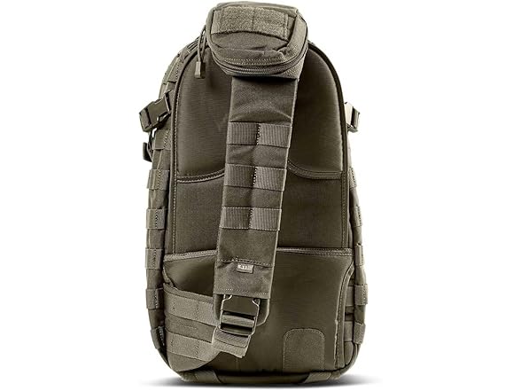 5.11 Tactical Sling Bag Pack MOAB 10, Shoulder Crossbody Military Bag, 18L, Ranger Green, Style 56964ABR (Open Box)