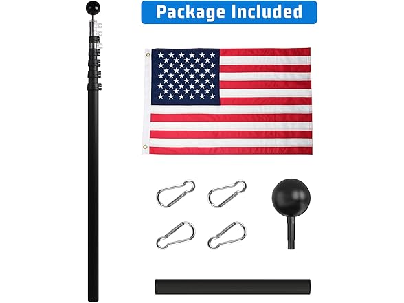 Black Telescope Pole