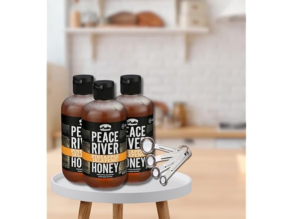 4 Item Set- Peace River Honey & Measuring Spoons