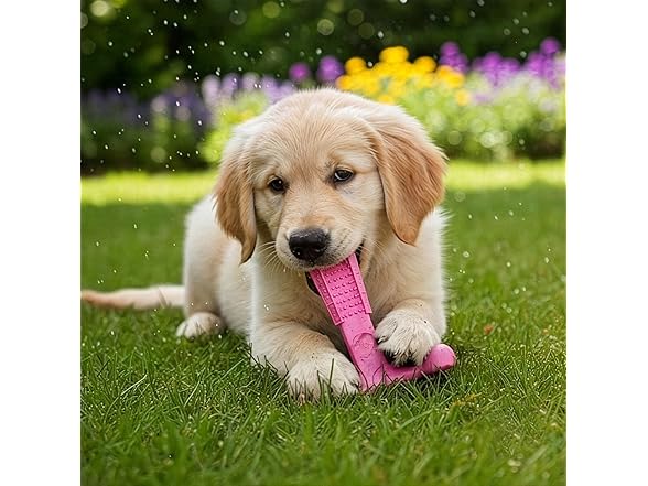 SPOT Bam-Bones Puppy T-Bone Dog Chew Toy