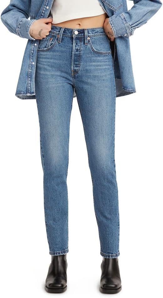 Levi's Womens 501 Skinny Jeans - Gallery 9