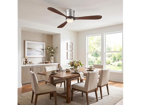 Parrot Uncle 52 Inch Solid Wood Ceiling Fan