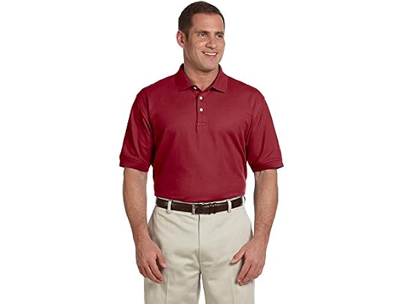 Devon & Jones Men's Pima Piquv Short-S