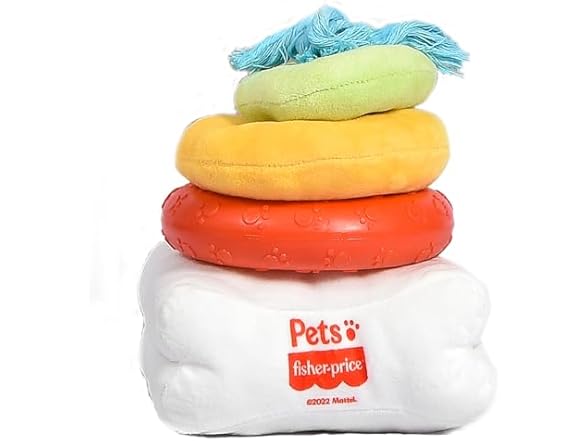 Fisher-Price Pets Ring Stack Dog Toy