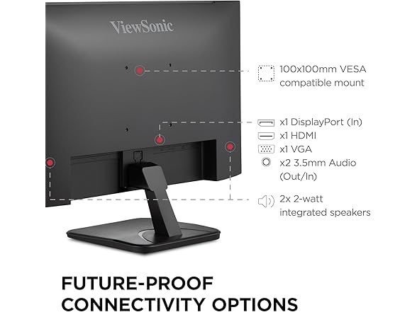 ViewSonic VX2467-MHD-1T-S 24" 1080p Monitor