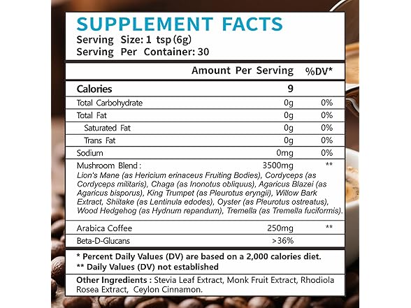 Pureverve Mushroom Coffee 30 Servings