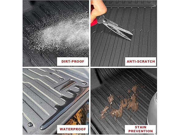Tesla Model Y Floor Mats 9pc 7-Seat