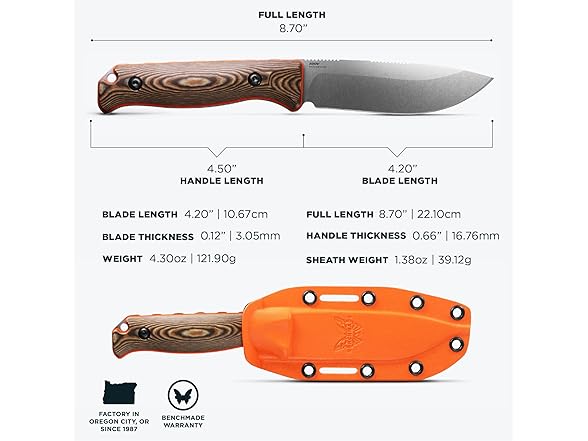 Benchmade Saddle MTN Skinner Knife