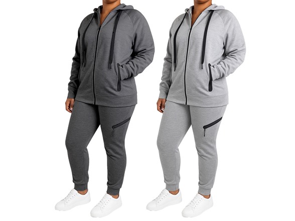 Charcoal & Heather Grey