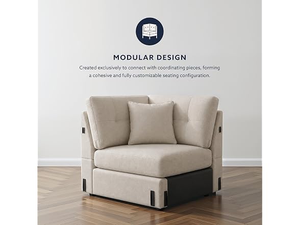 Linon KYVOS Mallory 33" Modular Corner