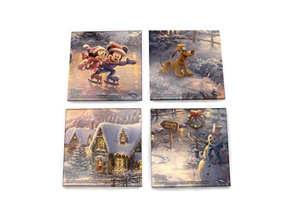 Disney Mickey and Minnie Mouse Coaster Set