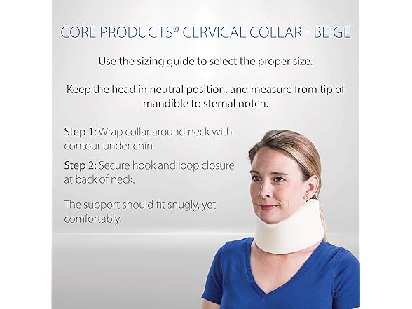 Core Products Foam Cervical Collar Neck