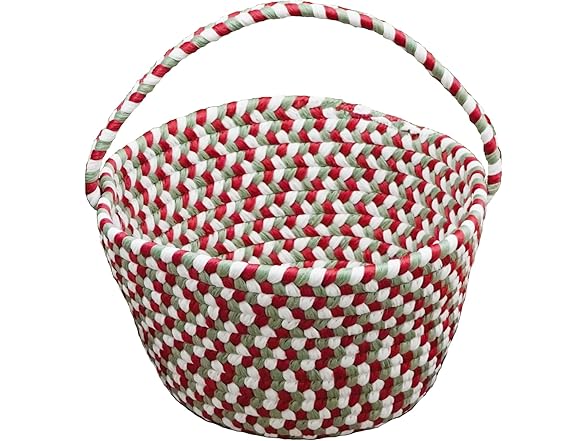 Holiday Multi Braided Gift Basket - Holiday Blend