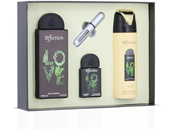 Lattafa Pride Affection for Men 3 Piece Gift Set