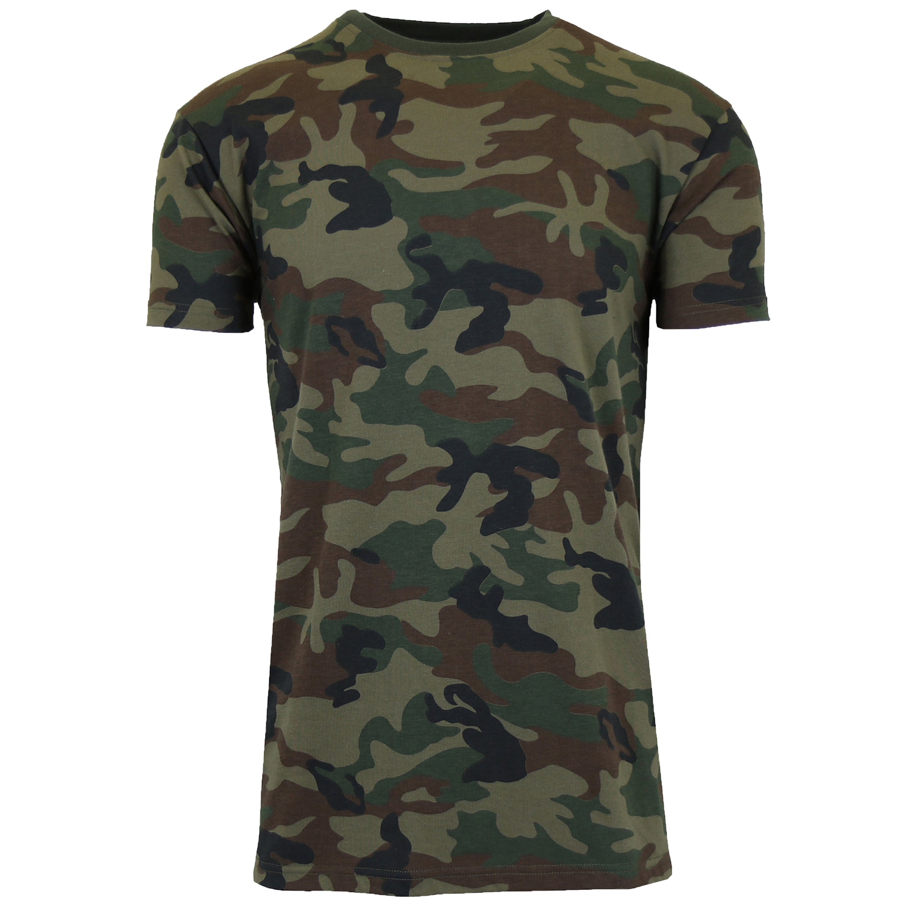 1 & 3Pk Womens S/S Crew Neck Camo Tee - Gallery 28