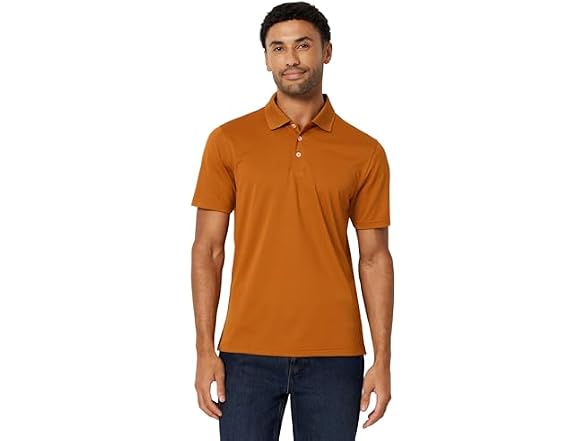 Amazon Essentials Quick-Dry Polo Shirt Caramel (S)