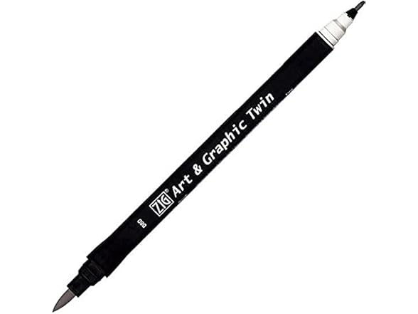 Kuretake ZIG Art and Graphic Twin Tip Brush 