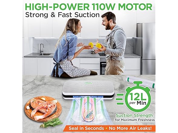 NutriChef Automatic Food Vacuum Sealer