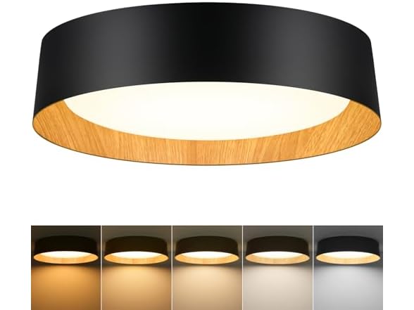 BrightHome 16in Flush Mount Ceiling Light, 3000LM