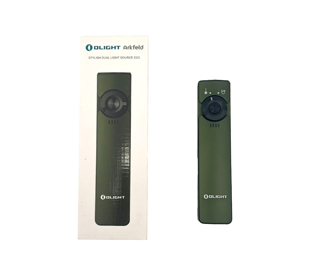 OLIGHT Arkfeld EDC Flat Flashlight (OD GREEN) - Gallery 4
