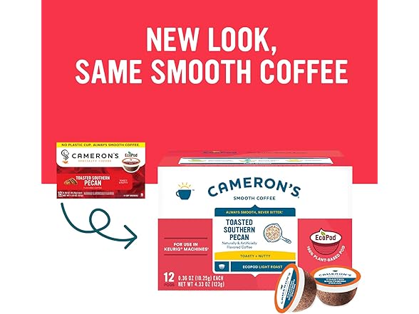 Cameron's Toasted Pecan Coffee Pods