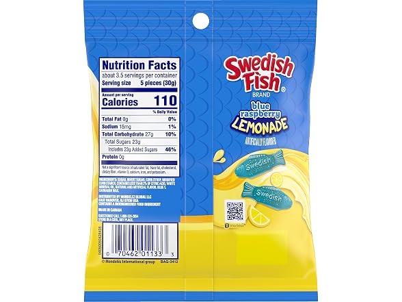 SWEDISH FISH Blue Raspberry Lemonade