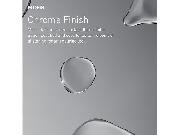 Moen Flara Chrome Two-Handle Adjustable Cross Handle Faucet