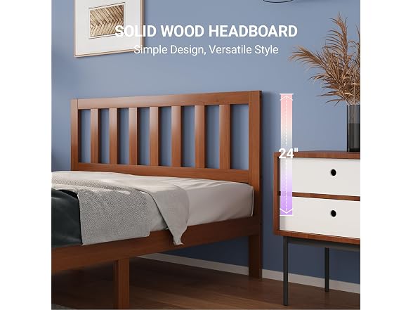 Avenco Solid Wood Platform Bed Frame Full