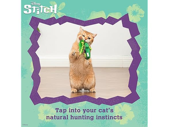 Disney for Pets Lilo and Stitch 2pk Feathered Wand