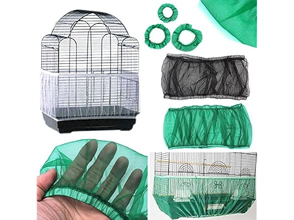 EBTOOLS Bird Cage Cover, Nylon Breathable Me